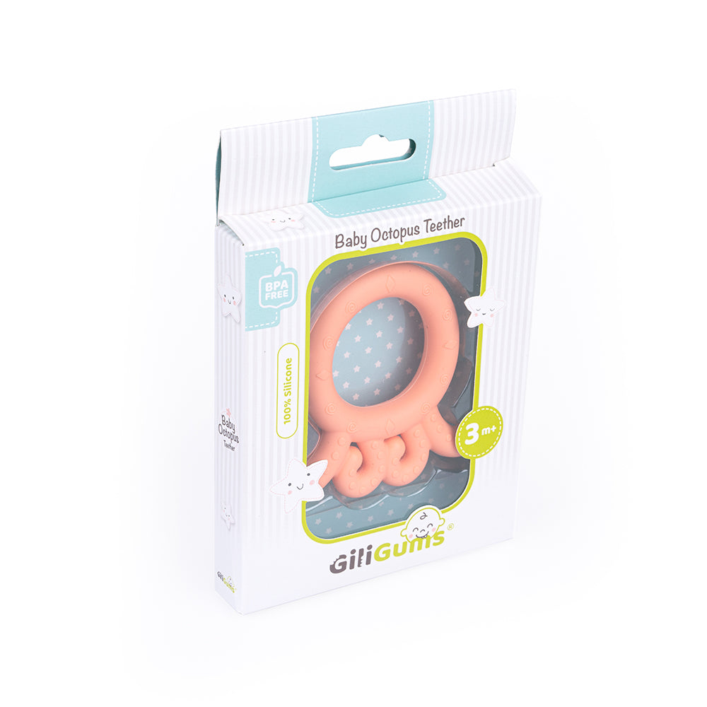Baby Octopus Silicone Teether BPA Free teether