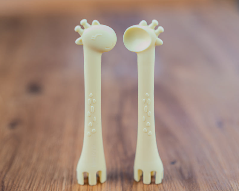 Giraffe Silicone Teething Spoon