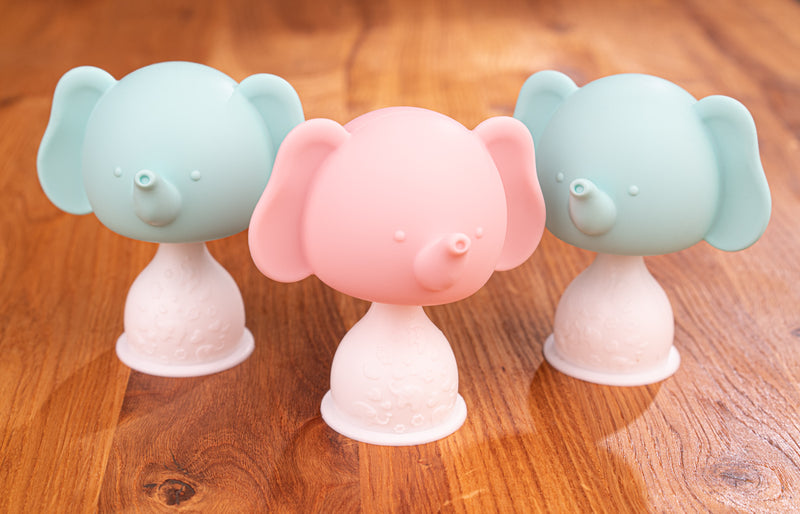 Elephant Rattle Silicone Teether - Shop Online | pollywiggles.co.za