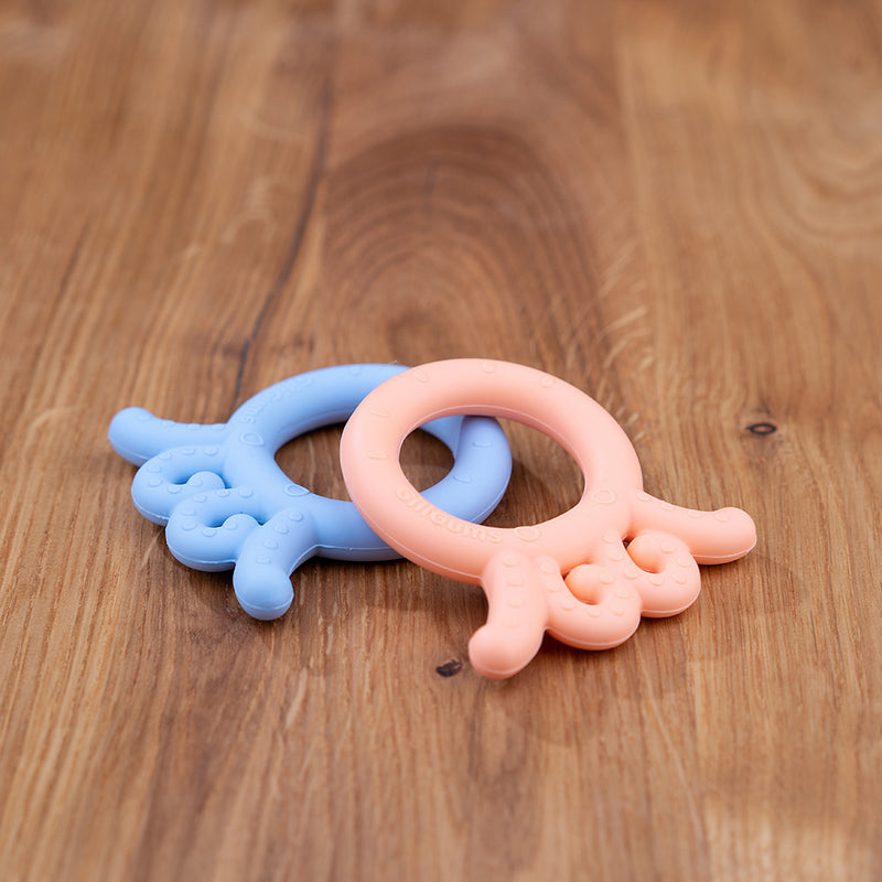 Baby Octopus Silicone Teethers on Pollywiggles